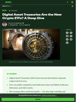 Digital Asset Treasuries Are the New Crypto ETFs? A Deep Dive | CCN.com