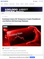 Coinbase Is Temporarily Down: Are User Funds Safe?