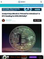 Bitcoin ‘Primed For A Breakout’: Is BTC Heading For $150K Rally?