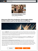 Ethereum (ETH) Price Prediction: ETH Struggles Below $2,550 as Bulls Look for the Next Recovery Setup