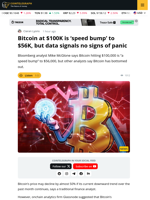 Bitcoin to Drop Further After Hitting $100K: Analyst