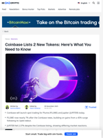 Coinbase Will List 2 Altcoins Today