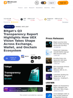 Bitget's Q3 Transparency Report Highlights How UEX Vision Takes Shape Across Exchange, Wallet, and Onchain Ecosystem – Branded Spotlight Bitcoin News