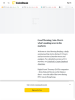 Asia Morning Briefing: Hex Trust CEO Sees Both Promise and Peril in Bitcoin Treasury Firms