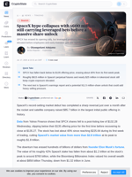 SpaceX hype collapses with $600 million still carrying leveraged bets before a massive share unlock