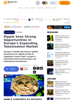Ripple Sees Strong Opportunities in Europe’s Expanding Tokenization Market – Featured Bitcoin News
