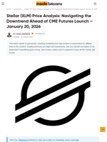 Stellar (XLM) Price Analysis - InsideBitcoins