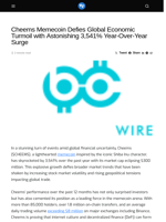 Cheems Memecoin Defies Global Economic Turmoil with Astonishing 3,541% Year-Over-Year Surge - Visionary Financial