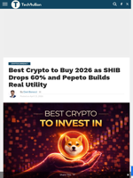 Best Crypto to Buy 2026 as SHIB Drops 60% and Pepeto Builds Real Utility - TechBullion