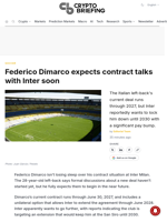 Federico Dimarco expects contract talks with Inter soon
