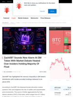 ZachXBT Sounds New Alarm At $M Token With Market Debate Heated Over Insiders Holding Majority Of Float - NullTX