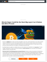 Bitcoin Hyper Could Be the Next Big Layer-2 as It Raises $23.4M in Presale - Brave New Coin