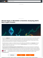 Bitcoin Hyper vs BlockDAG vs Remittix: Analyzing 2025's Best Crypto Presales