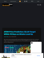 ATOM Price Prediction: $2.20 Target Within 15 Days as Whales Load Up - Blockchain.News