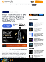 Bitget TradFi Doubles to $4B in Daily Volume, Signaling Crypto Traders’ Rush Into Global Markets – Branded Spotlight Bitcoin News