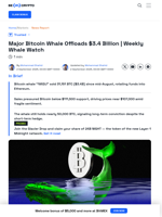 Hyperliquid Bitcoin Whale Action Signals Bull Run For Ethereum