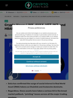 RWA Tokens: LINK, AVAX, VET, INJ, and HBAR Lead RWA Social Revival