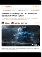 DEXE falls 11% in a day - But THIS is why price looks bullish in the long-term - AMBCrypto