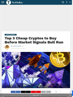 Top 3 Cheap Cryptos to Buy Before Market Signals Bull Run - TechBullion