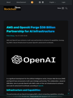 AWS and OpenAI Forge $38 Billion Partnership for AI Infrastructure - Blockchain.News
