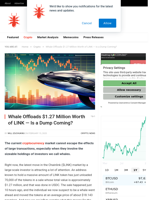 Whale Offloads $1.27 Million Worth of LINK — Is a Dump Coming? - NullTX