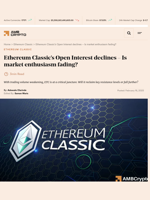 Ethereum Classic’s Open Interest declines – Is market enthusiasm fading? - AMBCrypto