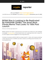 BONK Rise Is Looking to Be Replicated By PANSHIBI (SHIBI): The Asian Back Panda Meme That Looks To 100x Post Launch