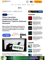 Wirex Launches Institutional-Grade Stablecoin Yield for Business Accounts – News Bytes Bitcoin News