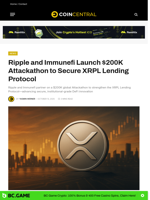 Ripple and Immunefi Launch $200K Attackathon to Secure XRPL Lending Protocol
