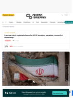 Iran warns of regional chaos for US if tensions escalate, ceasefire odds drop