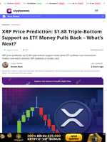 XRP Price Prediction: $1.88 Triple-Bottom Support as ETF Money Pulls Back - What’s Next?