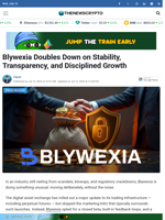 Blywexia Doubles Down on Stability, Transparency, and Disciplined Growth