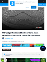 XRP Ledger Positioned For Real World Asset Explosion As Securitize Teases $400-T Market | Bitcoinist.com