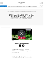 DTCC Lists Nine XRP ETFs as Spot Products Prepare for Launch