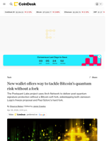 New wallet offers way to tackle Bitcoin’s quantum risk without a fork