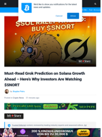 Must-Read Grok Prediction for Solana & Why Investors Are Watching $SNORT