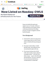 DOGE Price News: What Next as Dogecoin Falls 5% 