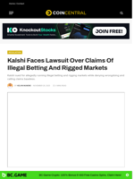 Kalshi Faces Lawsuit over claims of illegal betting And Rigged Markets