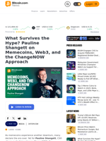 What Survives the Hype? Pauline Shangett on Memecoins, Web3, and the ChangeNOW Approach – Interview Bitcoin News