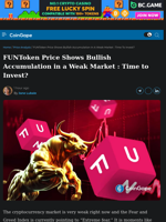FUNToken Price Shows Bullish Accumulation in a Weak Market : Time to Invest?
