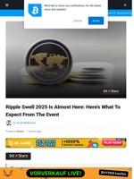 Ripple Swell 2025 Is Almost Here: Here’s What To Expect From The Event | Bitcoinist.com