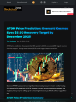 ATOM Price Prediction: Oversold Cosmos Eyes $3.50 Recovery Target by December 2025 - Blockchain.News