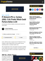 Pi Network (PI) vs. Cardano (ADA): 3 AIs Predict Which Could Perform Better in Q4
