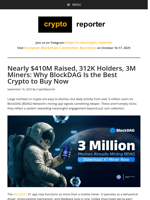 3M Daily Miners: BlockDAG’s X1 App Creates More Than Coins