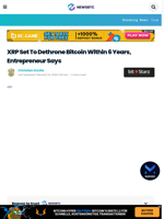 XRP Set To Dethrone Bitcoin Within 6 Years, Entrepreneur Says