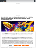 Bitcoin (BTC) Price Prediction: Bitcoin Could Hit $1 Million by 2035, Says Michael Saylor as Analysts Spot Major Accumulation Zone - Brave New Coin
