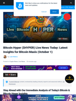 Live Bitcoin Hyper Updates Today: Bitcoin Price Prediction as Saylor Plans $1 Trillion Bitcoin Holdings, CZ Sends Uptober Hype of a Bitcoin Rally, and More...