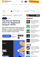 Top Bitcoin Betting Sites for Beginners [August 2025] – Reviews Bitcoin News