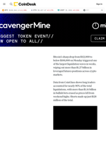 BTC, ETH, XRP , SOL News: Traders Lose Over $1B in 24 Hours as Longs Get Crushed