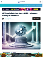 XRP Price Fails to Hold Above $2.20 — Is Support Building on Pullbacks?